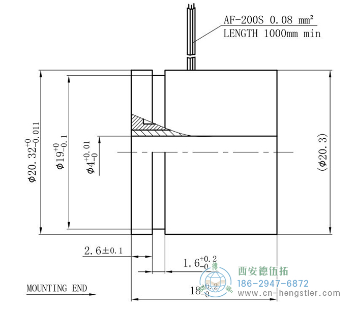 HaroMax 08旋轉變壓器外形及安裝尺寸1 Harowe旋轉變壓器